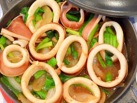 居酒屋の味♪玉ねぎとイカの☆バター醤油焼き